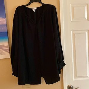 Classy Nine West Women’s Black Long Sleeve Blouse